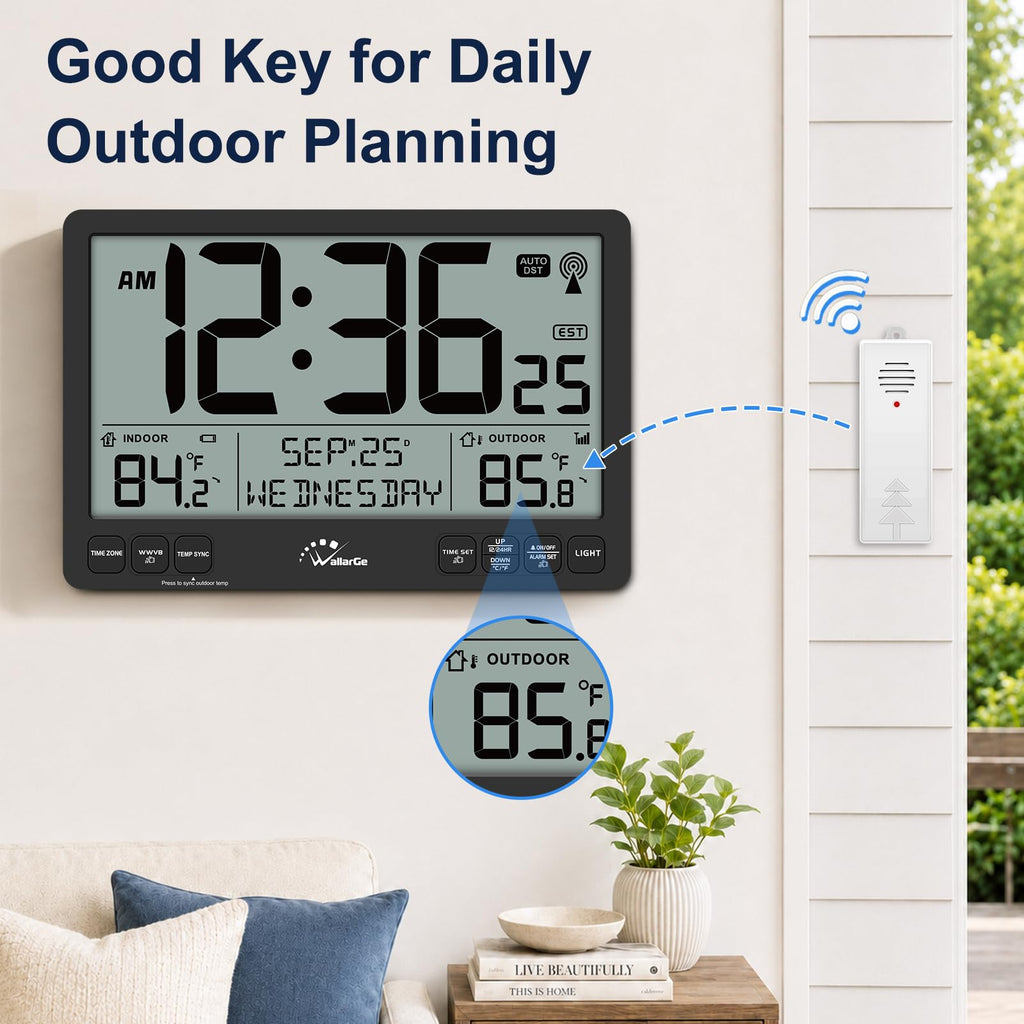 Inspired Nelson Style Extra Large Atomic Wall Clock with Backlight, Battery Operated