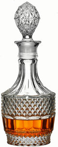 Whiskey Decanter with Airtight Stopper, Liquor Decanter, Lead-Free Crystal Wiskey Brandy Vodka Bourbon Decanter