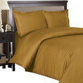 Damask Stripes 300 Thread Count, 100-Percent Cotton King/California King Duvet Cover Set, 3PC Comforter Cover Set
