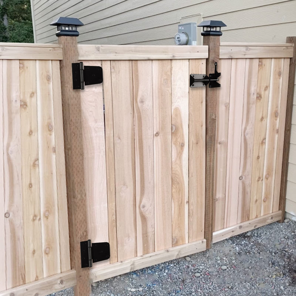 3-1/2" Heavy Duty Gate Hinges, 6 Pack T Strap Hinge