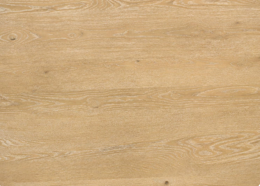 Terra 59" Transitional Round Dining Table with Pedestal Base, Natural Oak