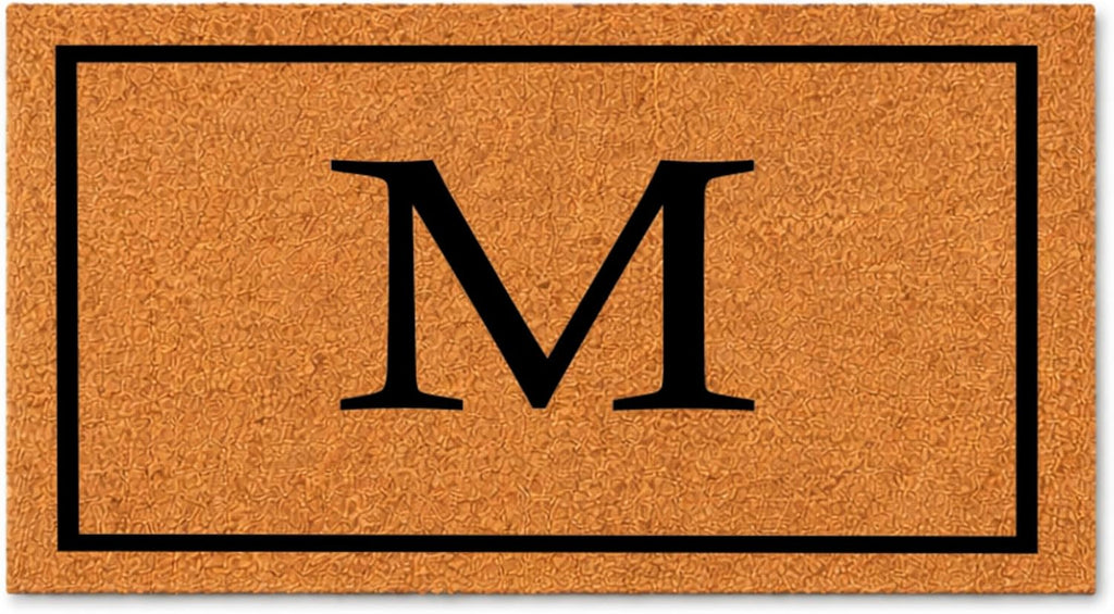 Doormat - Personalized Monogram Letter Welcome Door Mat (24x72) 1410 | Personalized Housewarming Gift, New Home
