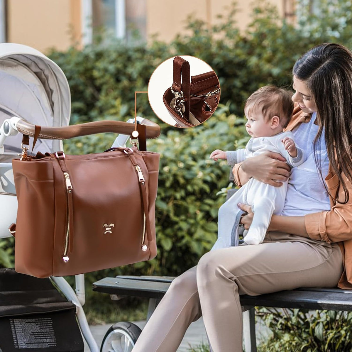 Diaper Bag Tote Diaper Bags Convertible Mommy Bag Hospital Bag