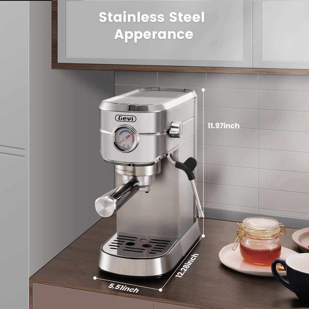 20 Bar Compact Commercial Espresso Machine ,Latte Coffee Maker