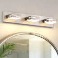 3-Light 5CCT Modern Bathroom Vanity Light Fixtures, 24-Inch 350° Rotatable LED Vanity Lights Over Mirror, Dimmable