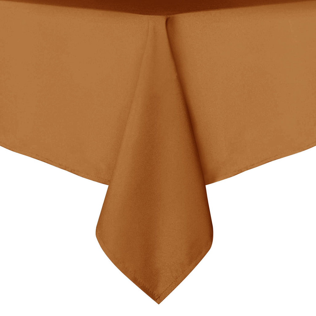 Fall Tablecloth Rectangular 60 x 120 Inch, Bronze