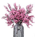 Babys Breath Fabric Cloth Artificial 6 Bundle European Fake Silk Plants Decor Wedding Party Decoration Bouquets Real
