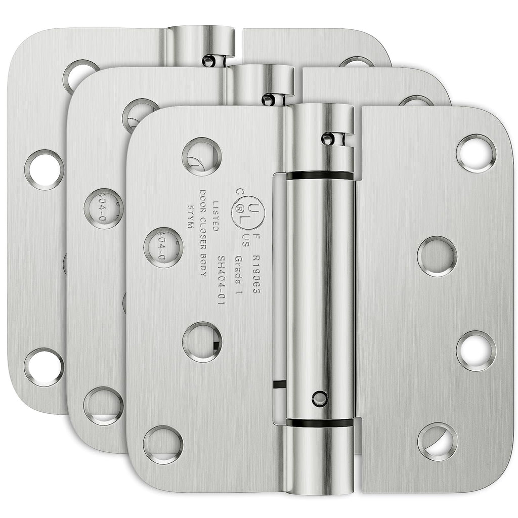 3 Pack Self Closing Door Hinges 4 Inch, Automatic Closing Door Hinge