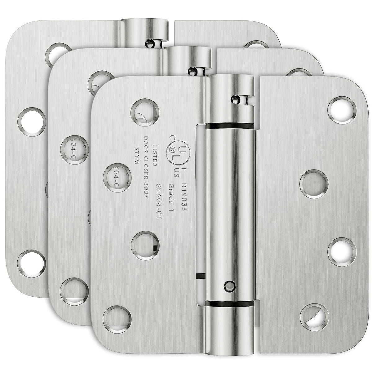 3 Pack Self Closing Door Hinges 4 Inch, Automatic Closing Door Hinge