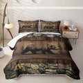 Rustic Cabin Bear Lightweight Quilt