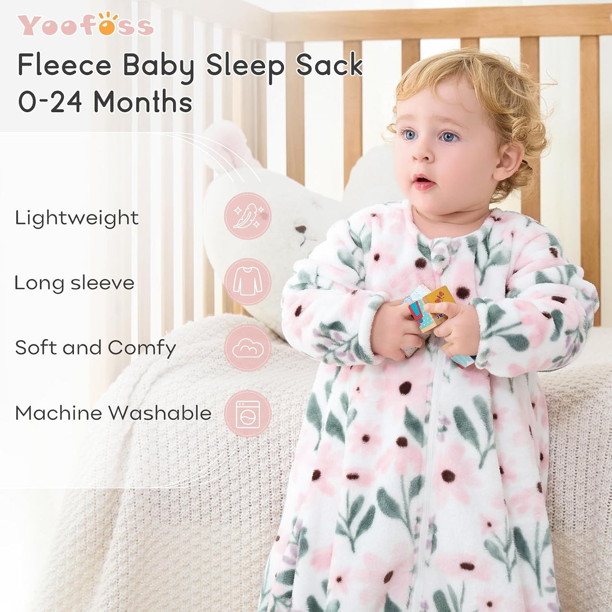 Baby Sleep Sack TOG 1.5 Long Sleeve Way Zipper