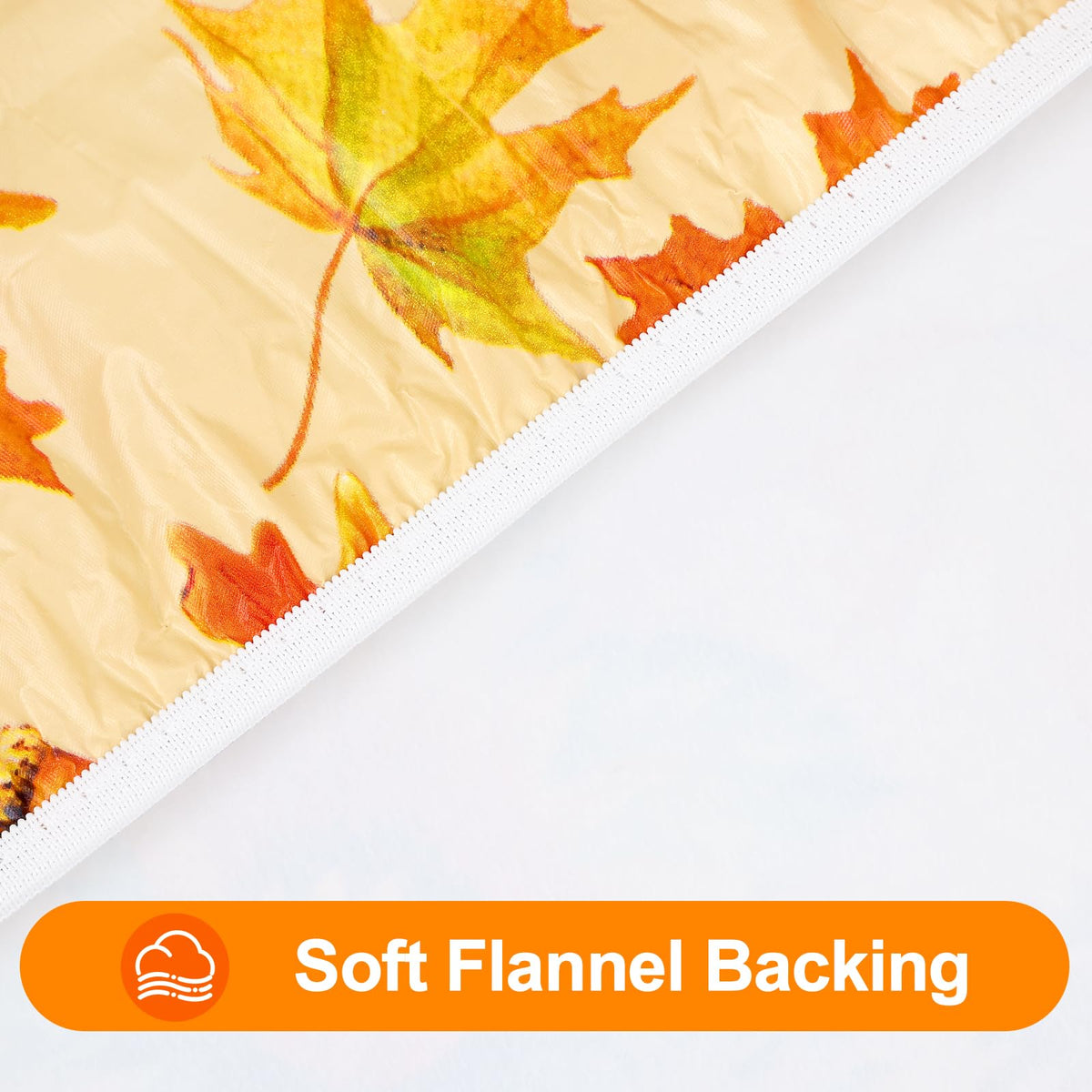 Thanksgiving Table Cloth, Plastic Table Cover for 8FT Tables