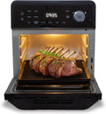 2026 Air Fryer Oven & Grill Comb, Plug-in Powered Grill Plate for True Char Flavor & Marks, 2-Layer Glass Door, Cooler