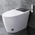 Smart Toilet with Bidet Built In, Heated Seat & Dual Auto Flush, Foot Sensor