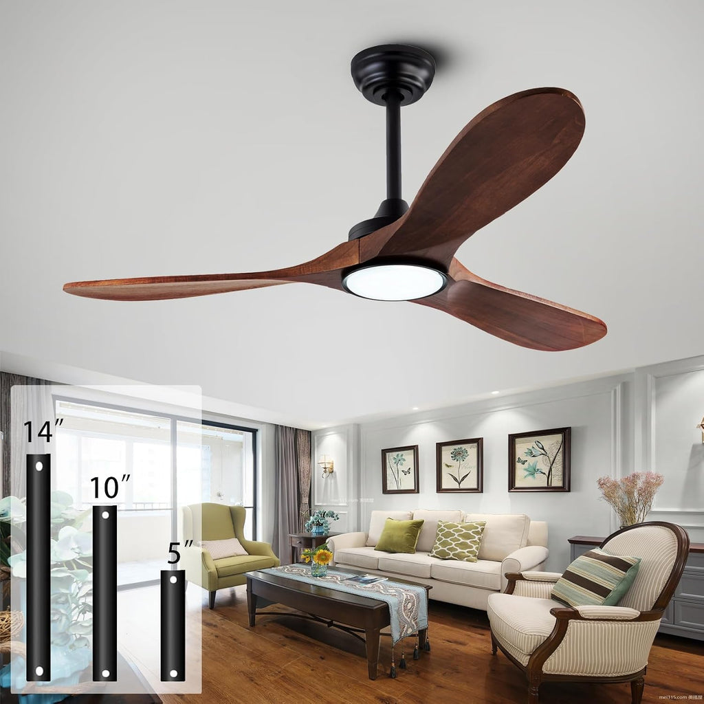 42" Ceiling Fan with Light & Remote