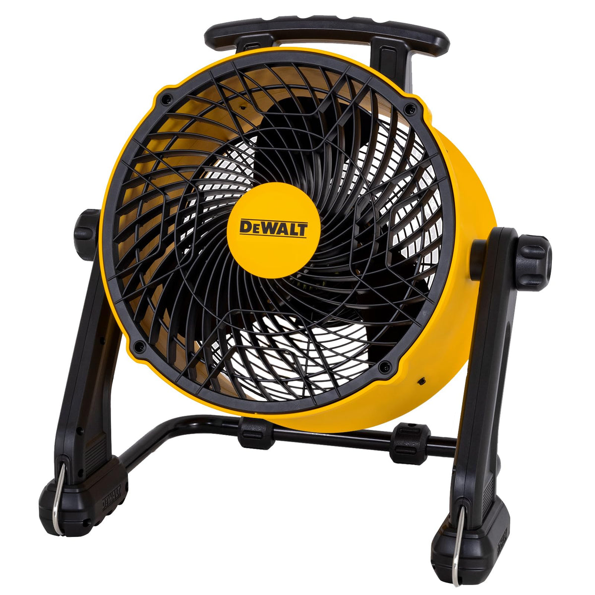 16-Inch High-Velocity Floor Fan, 3-Speed Plug-In Shop Fan, Compact 360° Adjustable Drum Fan for Garage, Workshop