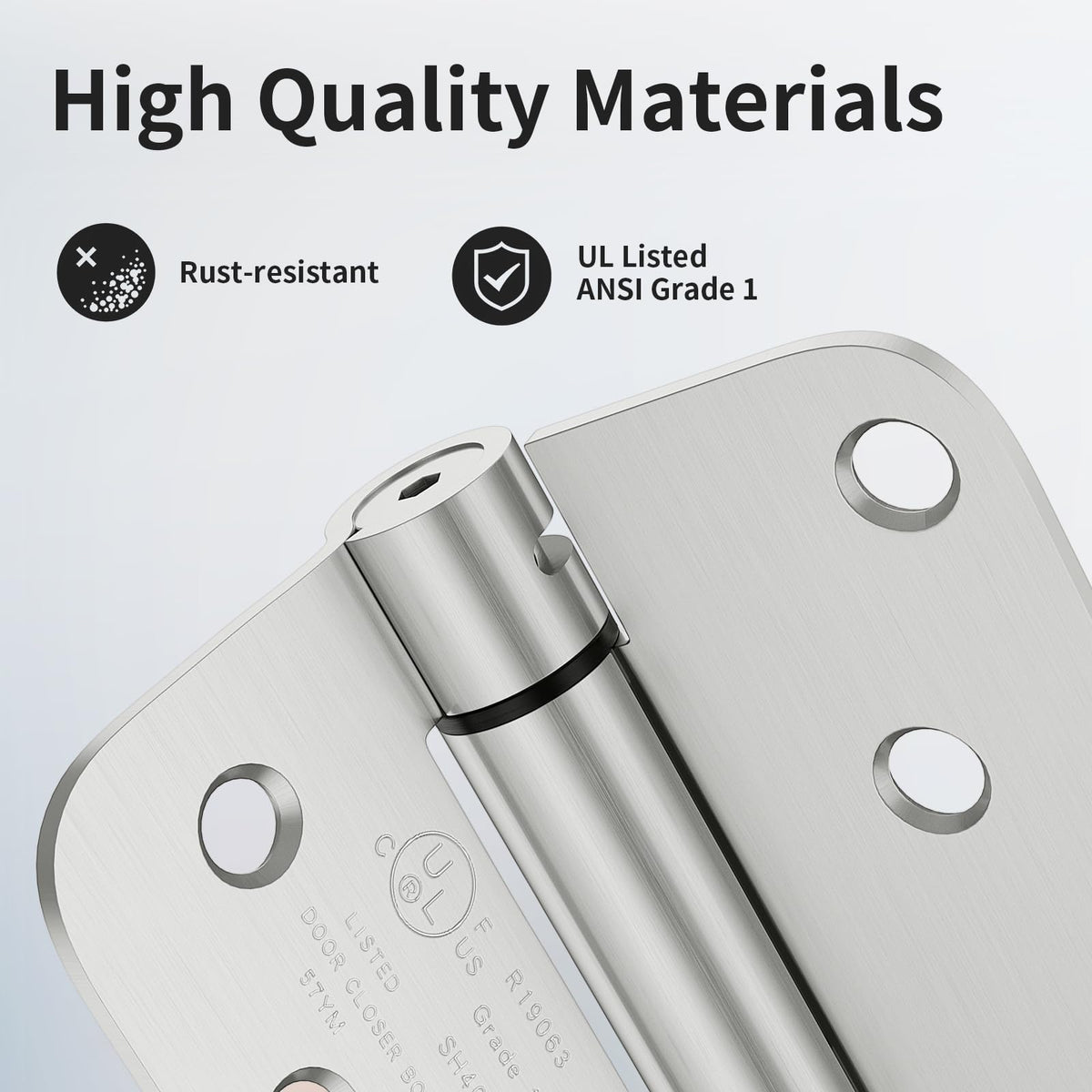 3 Pack Self Closing Door Hinges 4 Inch, Automatic Closing Door Hinge