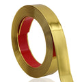 Glossy Gold Finish Molding Trim, 196.8" L x 1.2" W Peel and Stick Decoration Strip for Ceiling, Wall, Tile Edge
