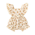 Toddler Baby Girl Ruffled Sleeveless Romper Summer Clothes