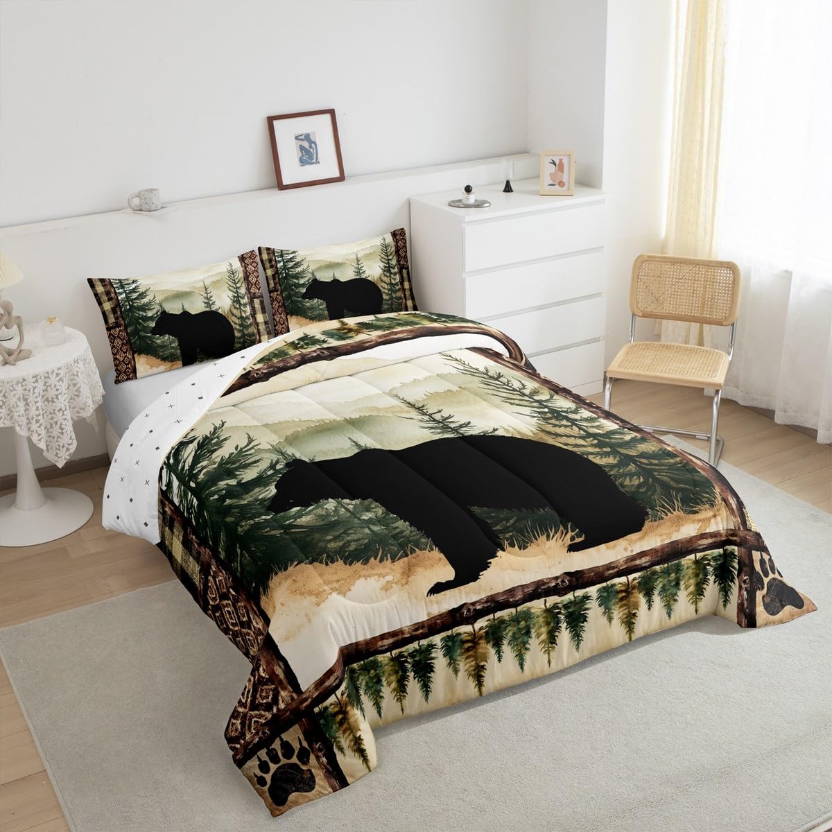 Nature Wildlife Bear Duvet Quilt