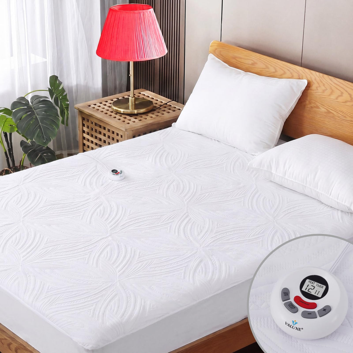 Heated Mattress Pad 12 Heat Settings Electric Bed Warmer