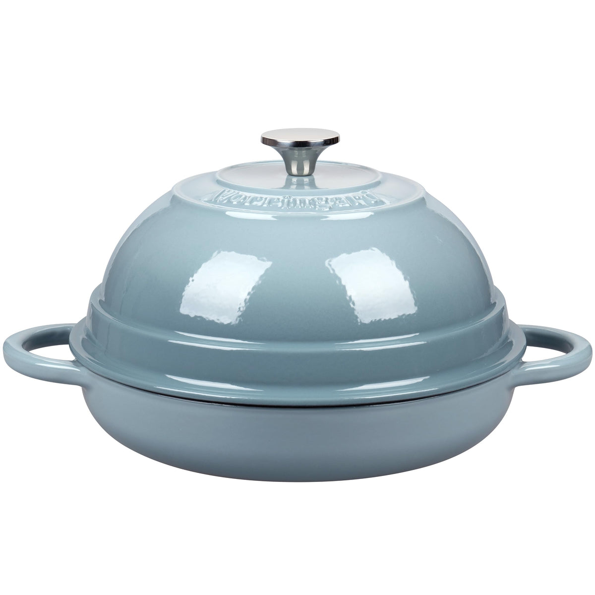 Cast Iron Enameled Dutch Oven Pot with Lid for Bread Baking, Bread Oven, 6 Quart, Sea Salt