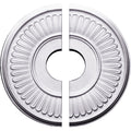 15 3/4"OD x 3 7/8"ID x 3/4"P Berkshire Ceiling Medallion, Two Piece (Fits Canopies up to 7")