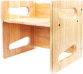 Weaning Table and Chair (15 inch) - Solid Wooden Toddler Chair/Table - Cube Chair for Toddlers - Hardwood - Kids