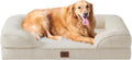 Orthopedic Dog Beds for Extra Large Dogs, Waterproof Memory Foam XL Pet Bed with Sides