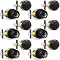 Keyed Alike Entry Knobs and Single Cylinder Deadbolt Lockset, Front Door Lock Set Exterior Door Knob with Deadbolt