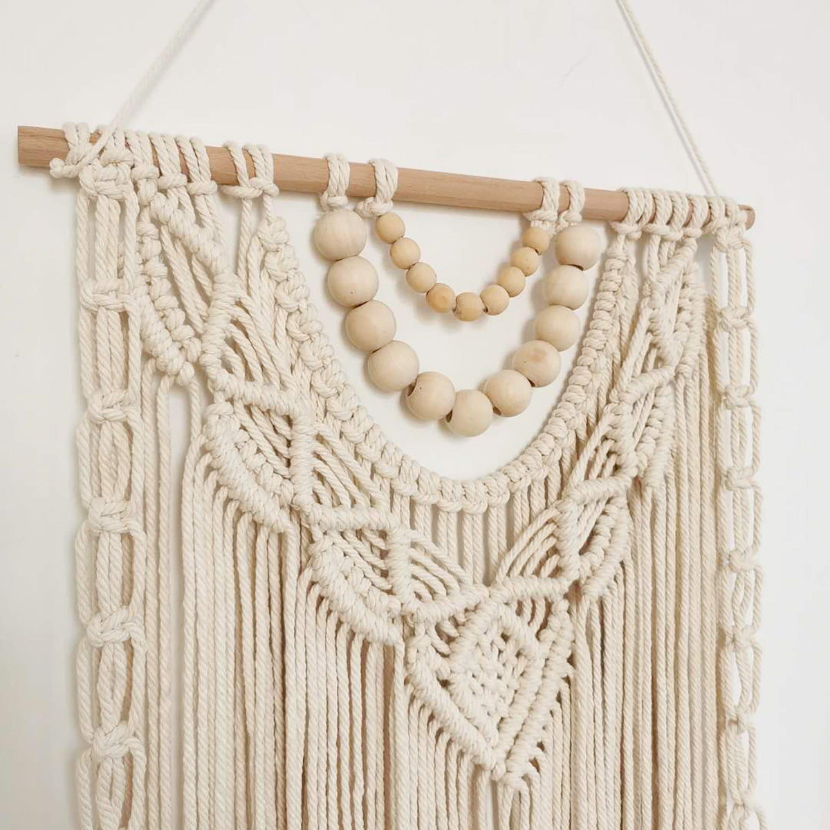 Macrame Wall Hanging Boho Macrame Tapestry Woven Home Decor Wall Pediment - Beautiful Apartment Bedroom Dorm Room