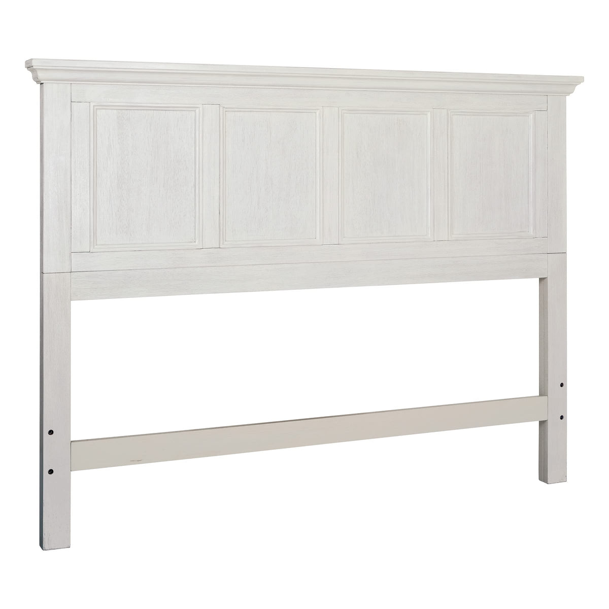 Farmhouse Basics Queen Headboard Only, Rustic White Finish