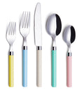 20 Piece Silverware Set, Service for 4, Stainless Steel Colorful Pastel Tableware Kitchen Flatware Set Utensils