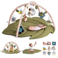 Play Gym & Play Mat, Extra Large Tummy Time Mat, Leaf-Shaped