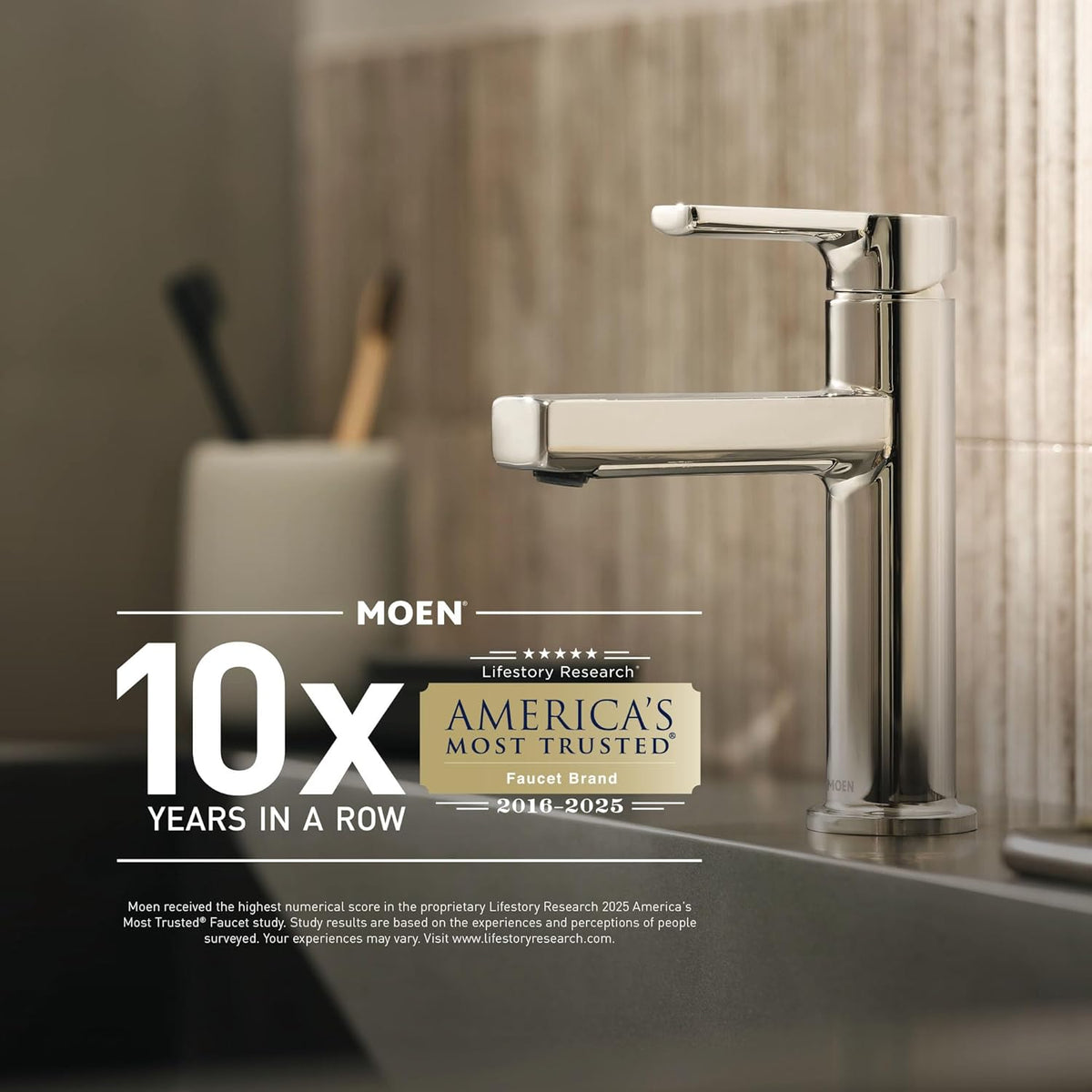 Y1394BN Wellton 4-Piece Bathroom Accessory Set, Brushed Nickel, Includes 18" Towel Bar, Towel Ring, Robe Hook, and