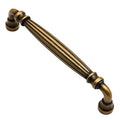 5" Brushed Antique Brass Cabinet Pulls 10 Pack