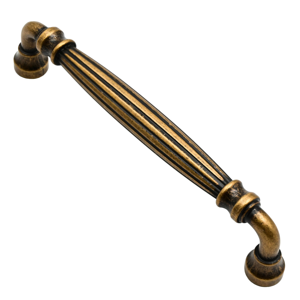 5" Brushed Antique Brass Cabinet Pulls 10 Pack