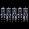 5PC Crystal Clear Halogen Bulb G9 120V 20W Dimmable JC Type T4 Bi-Pin Xenon Small Light Bulb G9 40W 230V Warm White