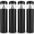 Bollard Light 25", 120-277V, 10W, 3CCT 3000-5000 Kelvin, Flat, 4-Pack