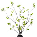 4 Pcs Artificial Ficus Branches for Vase, 35.4 Inch Faux Eucalyptus Stems, Greenery Stems and Realistic Faux Branches