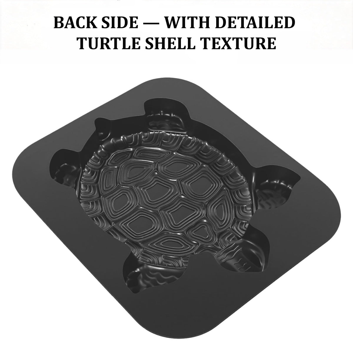 Shaped Stepping Stone Mold, Reusable Concrete Cement Mold for Garden Path Walkway, 17.3"×15" DIY ABS Paver Mold with