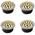 8 Inch LED Path Lights, 120V Hardwired Ground Uplights, 4-Pack