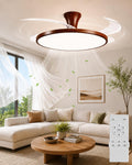 42" Chandelier Retractable Ceiling Fan with Light & Remote