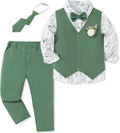 Toddler Boys Suits Clothes Dress Boys Gentleman Wedding Suit Outfits Piece Vest Pants Set