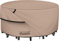 Round Patio Table and Chair Set Cover - Outdoor Heavy Duty 600D Waterproof Furniture Cover 60 inch