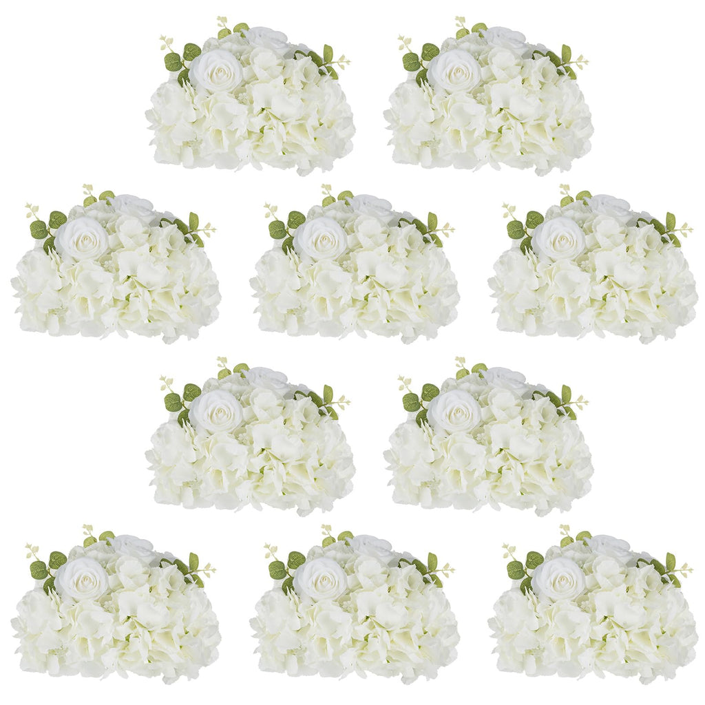 Flower Balls for Centerpieces Wedding: 10 Pcs 11.8 inch Diameter Artificial Flower Ball Arrangement Bouquet
