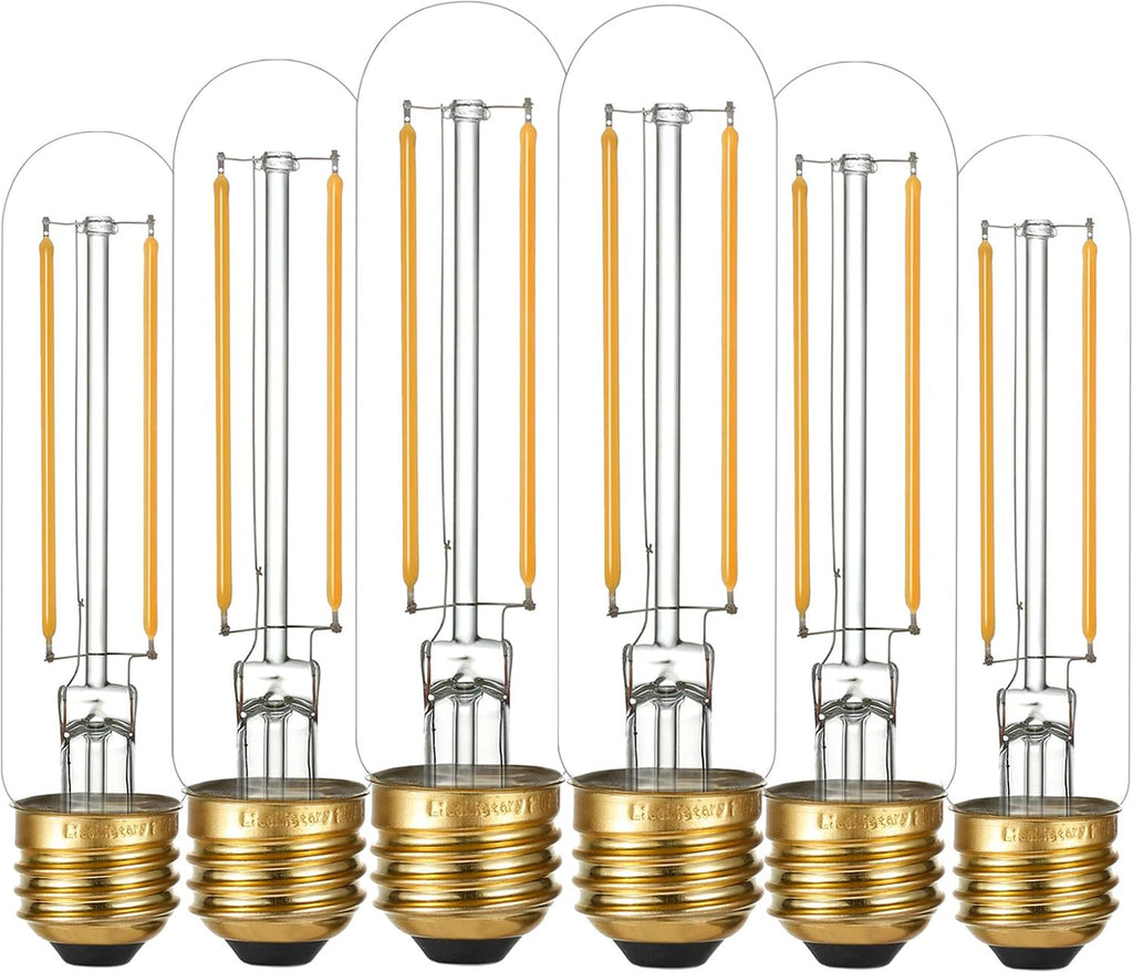 T10 Led Bulb,Dimmable,E26 Led Bulb 40w,Warm White 2700K,Clear