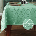 Jacquard Tablecloth Rectangle 60" x 84" Sage Green
