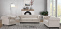 Feinstein Modern Chesterfield Couches with Nailheads, Diamond Tufting & Durable Metal Frame, Chair, Loveseat & Sofa