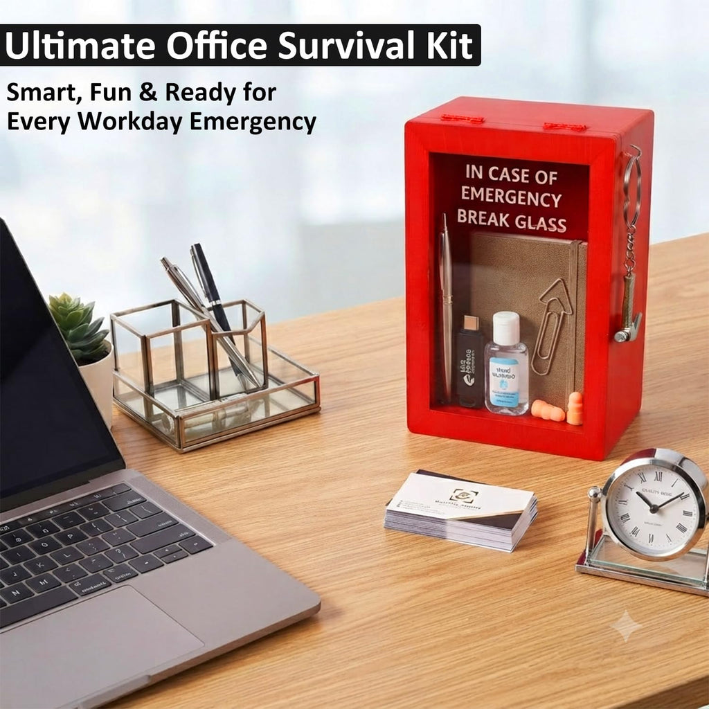 Large Emergency Break Glass Box, DIY Money Cash Gift Card Holder
